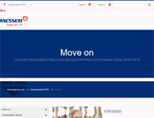 Tablet Screenshot of annualreport.messergroup.com